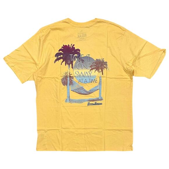 Tommy Bahama Men's T-Shirt Take It One Sway at a Time Tee - Picture 1 of 3